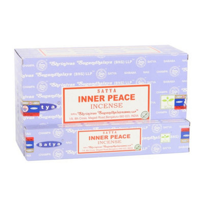 Satya Inner Peace Incense Sticks12 Pack For Relaxation & Harmony from B&Q