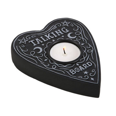 Spooky Talking Board Tealight Candle Holder For Haunted Decor from B&Q