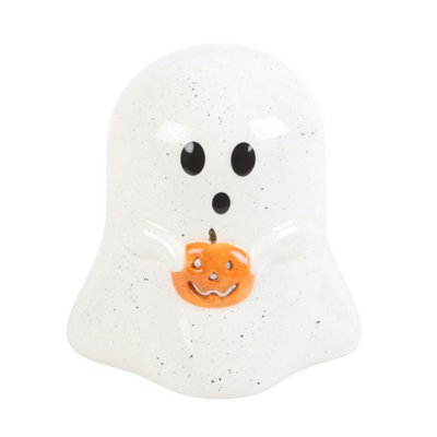  - Ghost & Pumpkin Tealight Candle HolderHalloween & Autumn Decor