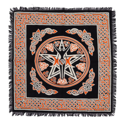 Earth Mother Esoteric Fringed Altar Cloth For Rituals & Meditation from B&Q