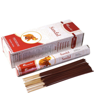 Aromatika Sandal Charcoal-Free Hex IncenseRelaxingWarmWoody Aromas from B&Q