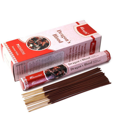 Aromatika Dragons Blood Charcoal-Free Hex IncenseDeepSpicy Fragrance from B&Q