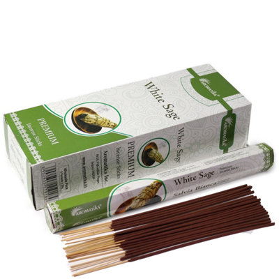 Aromatika White Sage Charcoal-Free Hex IncensePurify & Relax from B&Q