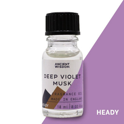 Deep Violet Musk Fragrance OilLong-Lasting Floral Scent (10Ml) from B&Q