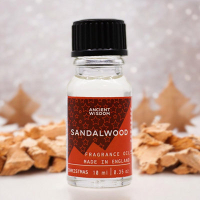 Xmas Sandalwood Fragrance OilLong-Lasting Woody Scent (10Ml) from B&Q
