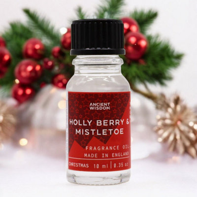 Festive Holly Berry & Mistletoe Fragrance OilLong-Lasting 10Ml from B&Q