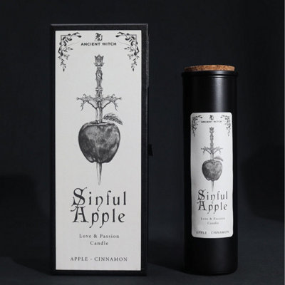 Ancient Witch Ritual CandleSinful Apple Scent For Meditation & Rituals from B&Q