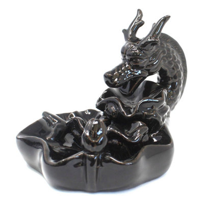 Xl Dragon Pool Backflow Incense BurnerHeatproofSafe Use