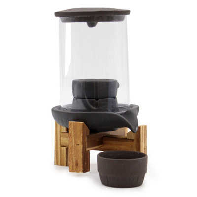 Teahouse Waterfall Backflow Incense BurnerSerene Meditation Decor from B&Q