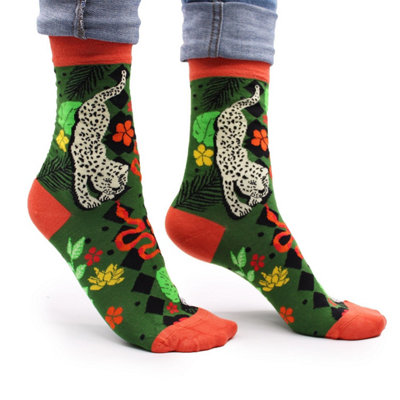 Hop Hare Bamboo Socks S/mBali Jungle Eco-Friendly Comfort from B&Q