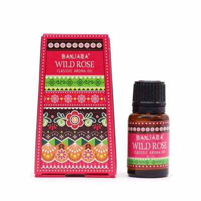 Banjara Indian Fragrance Oil 10MlWild Rose Scent For Diffusers & Aromatherapy from B&Q