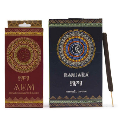 Aum Gypsy Nomadic IncenseMeditative Aromatherapy For Yoga & Home from B&Q