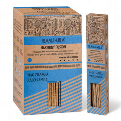 Banjara Palo Santo & Nag Champa Smudge Sticks For Meditation & Peace from B&Q