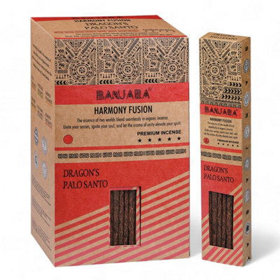 Banjara Palo Santo & Dragons Blood Smudge Sticks For Purification & Meditation from B&Q