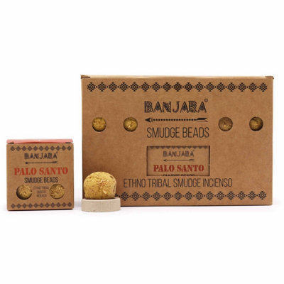 Banjara Smudge Beads With Palo SantoAromatic Meditation & Rituals from B&Q