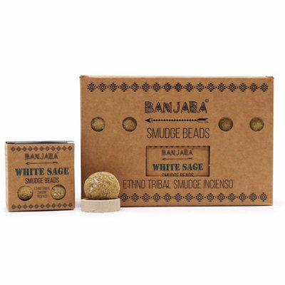 Banjara Smudge BeadsWhite Sage For Cleansing & Calmness from B&Q