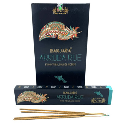 Banjara Tribal Smudge IncenseWhite Arruda Rue10 Sticks from B&Q