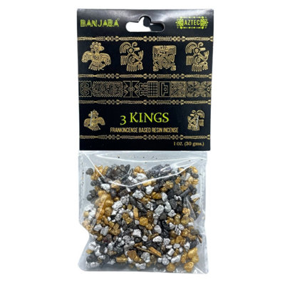 3 Kings Banjara Tree Resin IncenseAuthentic Indian Fragrance from B&Q