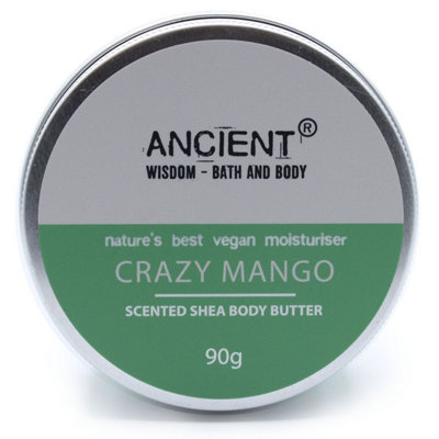 KDMD Crazy Mango Scented Shea Body Butter 90g Hydrating & Tropical in Silver - Image 6