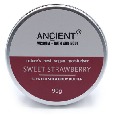 Sweet Strawberry Shea Body Butter 90GNourishing & Softening Moisturizer from B&Q