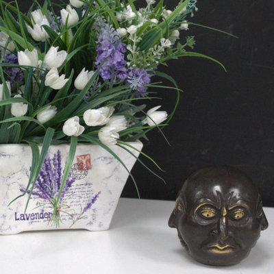 Four Face Buddha Brass Fengshui Ornament10Cm For Home & Spa Decor from B&Q