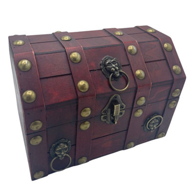 Large Tan Treasure ChestRustic Storage & Decorative Chest from B&Q