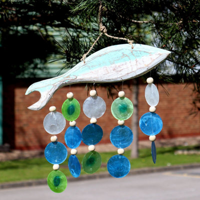 Aqua Fish Carving With Copis DropMarine-Inspired Decor Accent from B&Q