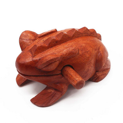  - Large Croaking Wooden FrogRealistic Nature Sound Decor