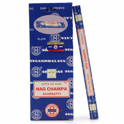 Satya Nagchampa Incense Sticks10GNatural Relaxing Fragrance from B&Q