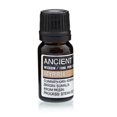 10Ml Pure Myrrh Essential Oil For Aromatherapy & Skin Care from B&Q