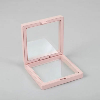 Pink 3D Floating Frame Display 7X7CmJewelry & Collectibles from B&Q