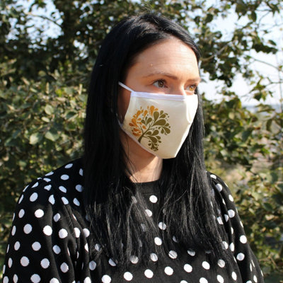  - Reusable Fashion Face CoveringGolden Tree For Adults