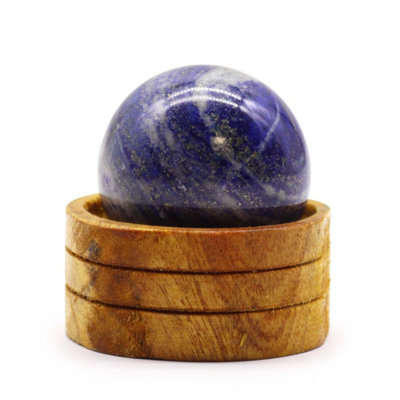 Afghan Lapis 50mm Gemstone Sphere With StandCollector & Spiritual Use