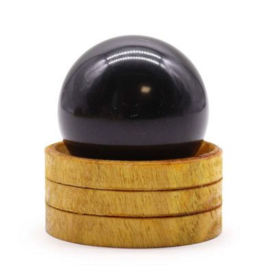 Tourmaline Gemstone Sphere 50mm With StandDecorative & Spiritual Crystal