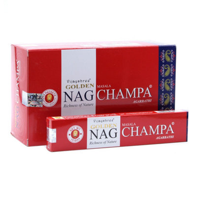 Golden Nag Champa Incense SticksLong-LastingCalming Fragrance from B&Q