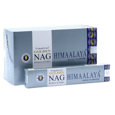 15G Golden Nag Himalaya Incense For Meditation & Focus from B&Q