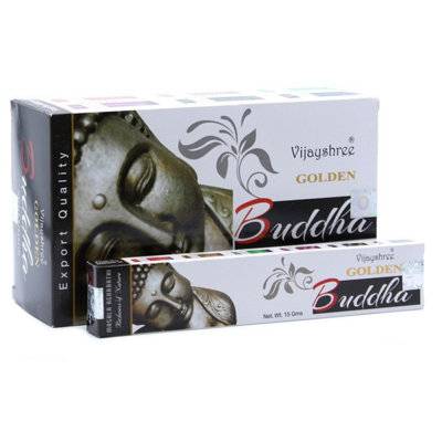 15G Golden Buddha Incense Sticks For Meditation & Spiritual Calm from B&Q