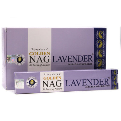 Golden Nag Lavender Incense SticksRelaxing Aromatherapy & Meditation from B&Q