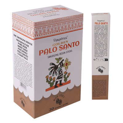  - Golden Palo Santo Smudging Resin Sticks30GCalming Aromatherapy