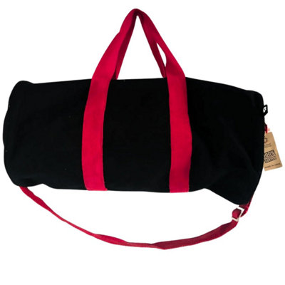  - Don't Quit Gym BagBlack & Cherry Pink Handle For Gym & Travel