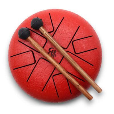 Hapi Drum Om Red 16CmHandcrafted Meditation & Music Instrument from B&Q