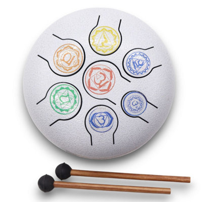 Med Hapi D 7 ChakraHandcrafted 17X13Cm For Meditation & Yoga from B&Q