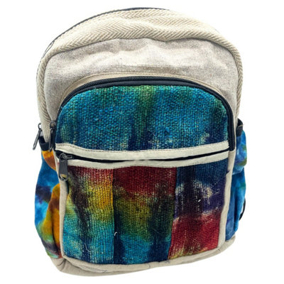 Tiedye Hemp Medium BackpackEco-FriendlyDurable & Stylish from B&Q