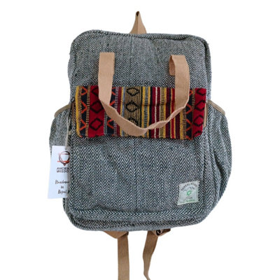Hemp Adventure BackpackRugged & Versatile For Trekking & Travel from B&Q