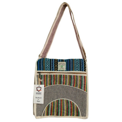  - Hemp Laptop Messenger BagCurves Eco-Friendly & Stylish Carryall