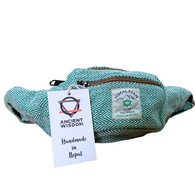  - Sage Cotton Hemp Fanny BagEco-Friendly Stylish Belt Bag