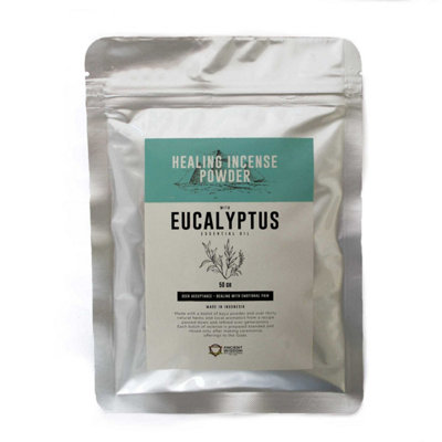 Healing Incense PowderEucalyptusRevitalizing Aromatic Blend 50G from B&Q