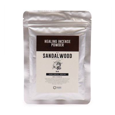 Healing Incense PowderSandalwood 50G For Relaxation & Spiritual Bliss from B&Q