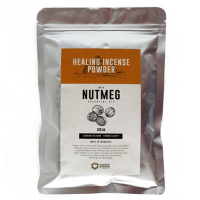Healing Incense Powder NutmegAromatic & Soothing 100G from B&Q