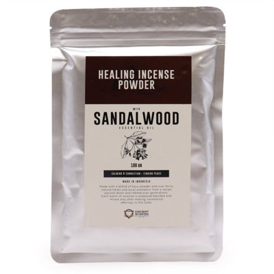 Healing Incense PowderSandalwood For Relaxation & Spiritual Bliss100G from B&Q